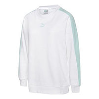 (WMNS) PUMA Classics Crewneck Sweatshirt White 595932-02