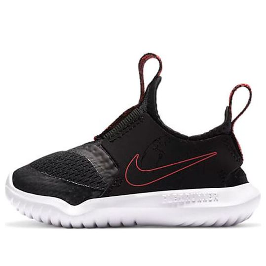 (TD) Nike Flex Runner SE 'Black Bright Crimson' CZ6540-001