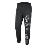 Nike x NBA Brooklyn Nets Courtside Sweatpants 'Black' DN9108-010