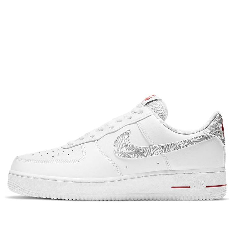 Nike Air Force 1 Low 'Topography Pack - White University Red' DH3941-100