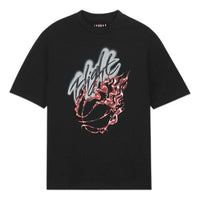 Air Jordan x Travis Scott Flight Graphic T-shirt Asia Sizing 'Black' DO4102-010