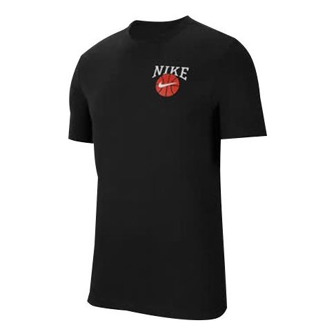 Nike Dri-FIT Dunk Basketball Printing Short Sleeve Black CD1287-010