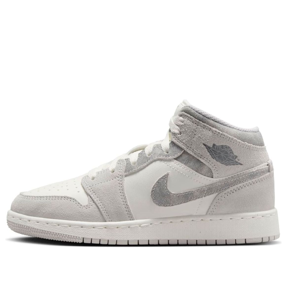 (GS) Air Jordan 1 Mid SE 'Neutral Grey Sail' FQ8088-002