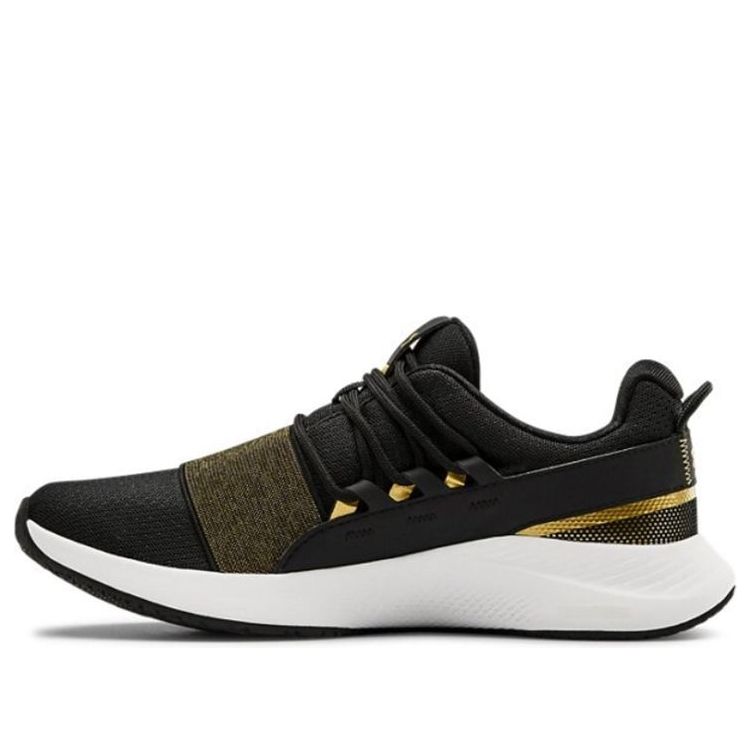 (WMNS) Under Armour Charged Breathe Metallic Sports Shoes Black 3023848-001