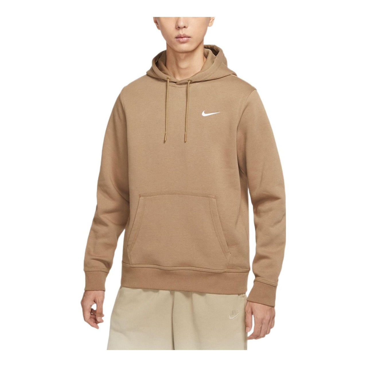 Nike Nsw Swoosh Logo Hoodie 'Tan Brown' 916271-258