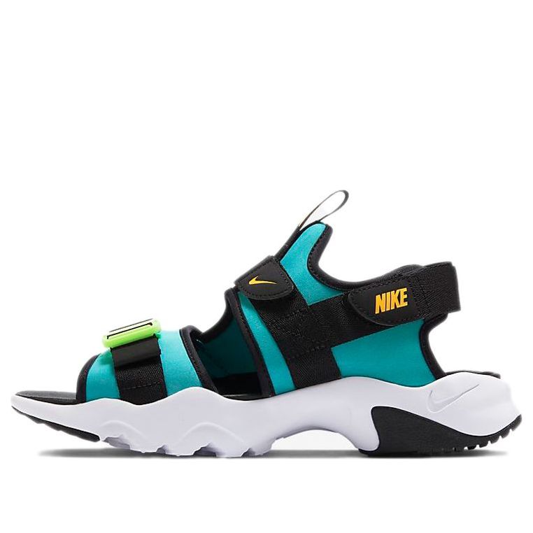 Nike Canyon Black Blue White Sandals 'Oracle Aqua Laser Orange Black' CI8797-300