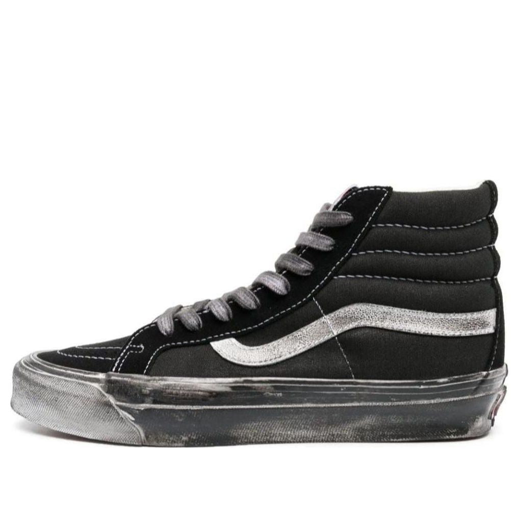 (WMNS) Vans OG Sk8Hi LX 'Stressed  Black White' VN0A4BVBBA21