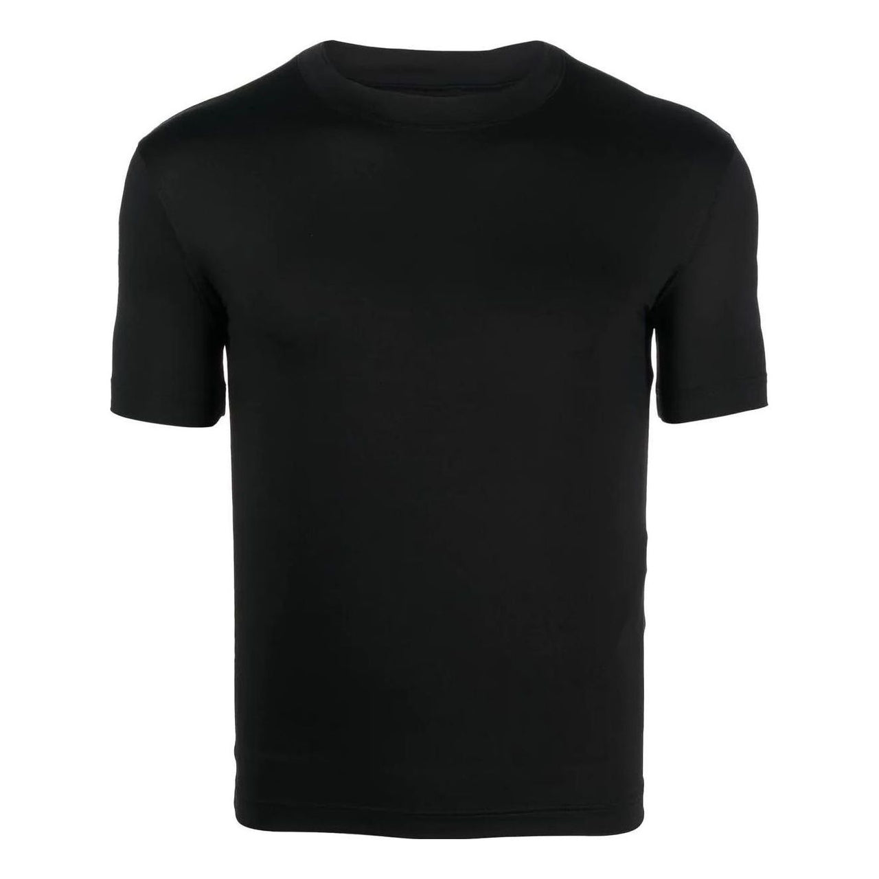 Balenciaga Super Tight Shiny Fitted T-Shirt 'Black' 720458TNVI21000