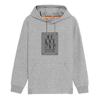 Li-Ning Wade Series Alphabet Printing Pullover Hoodie 'Grey' AWDS193-4