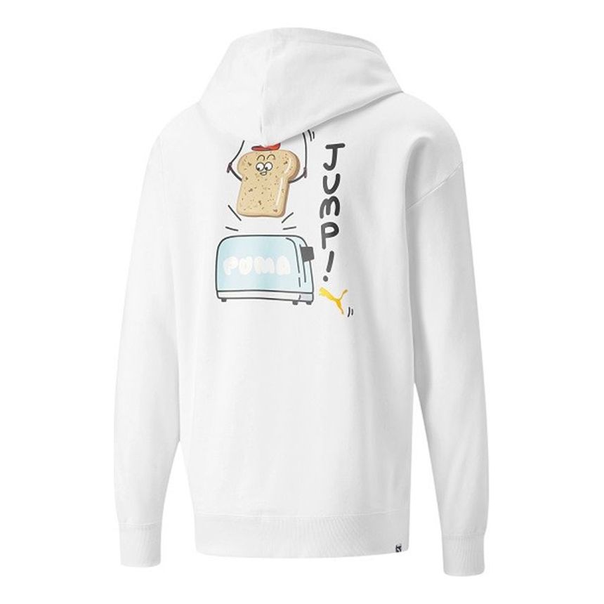 PUMA Club Graphic Full Zip Jacket 'White' 533199-02