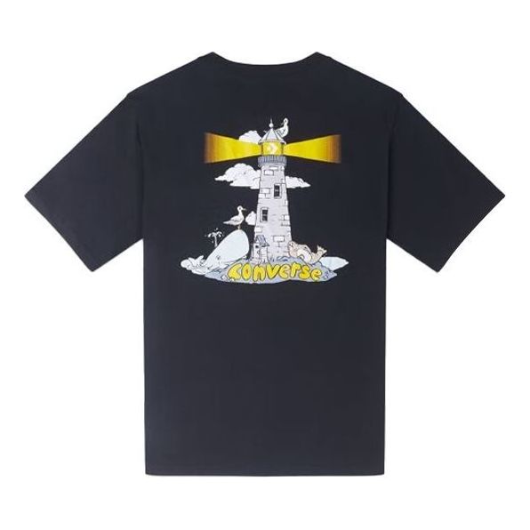 Converse Lighthouse T-shirt 'Black' 10024760-A01