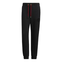 Men's adidas originals Limited Loose Bundle Feet Lacing Sports Pants/Trousers/Joggers Black HD0322