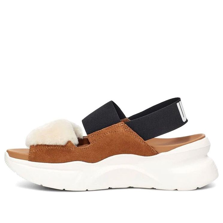 (WMNS) UGG other Sports sandals 'Chestnut Brown Black White' 1119771-CHE