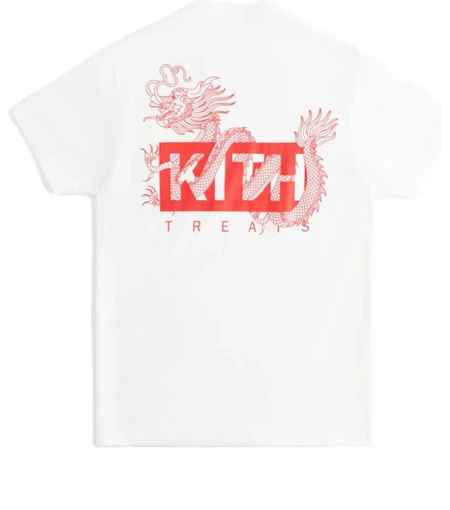 KITH Treats Year of the Dragon Pocket T-Shirt 'White' KHT030116-101