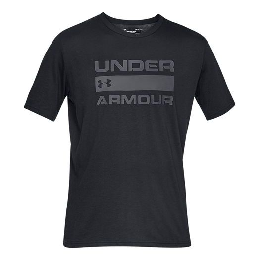 Men's Under Armour Team Issue Wordmark elastic Printing Short Sleeve Black 1329582-001