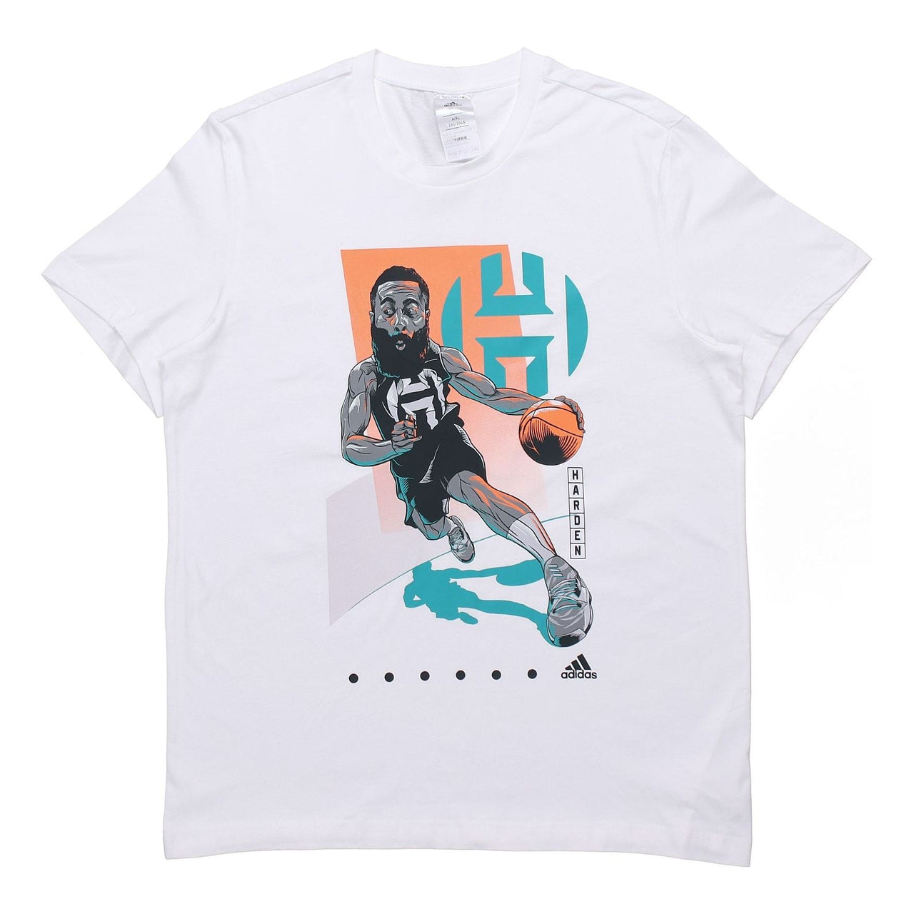 adidas Printed Short Sleeve TEE Men White FM4778