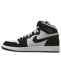 (GS) Air Jordan 1 Retro High 'Pure Platinum Black Pink' 332148-015