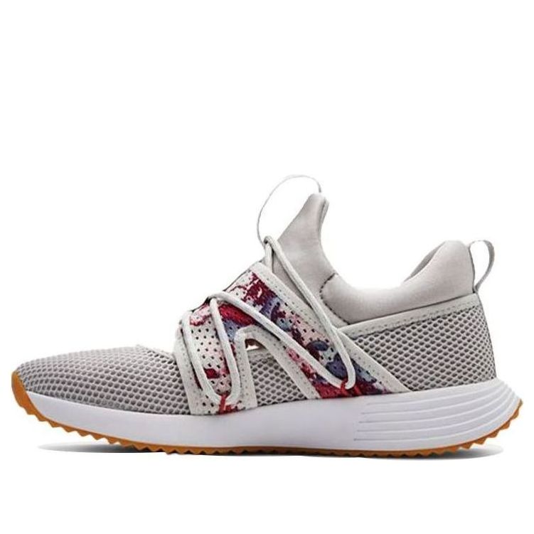 (WMNS) Under Armour Breathe Sola 'Gray White Purple' 3021822-100