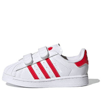 (TD) adidas originals Superstar 'White Red' FZ0644