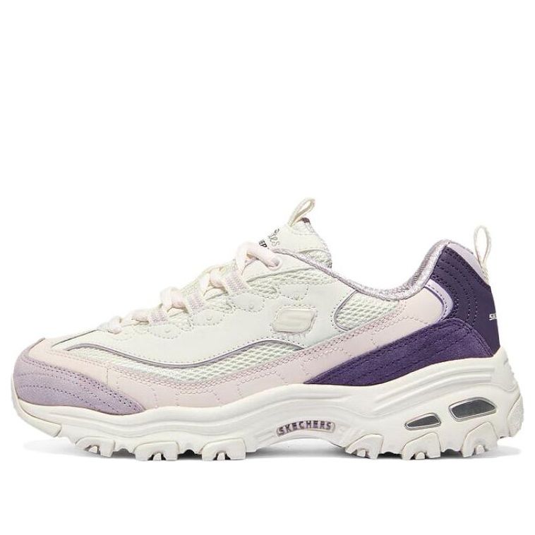 (WMNS) Skechers D'Lites 1.0 Shoes 'White Purple Pink' 896283-WPR