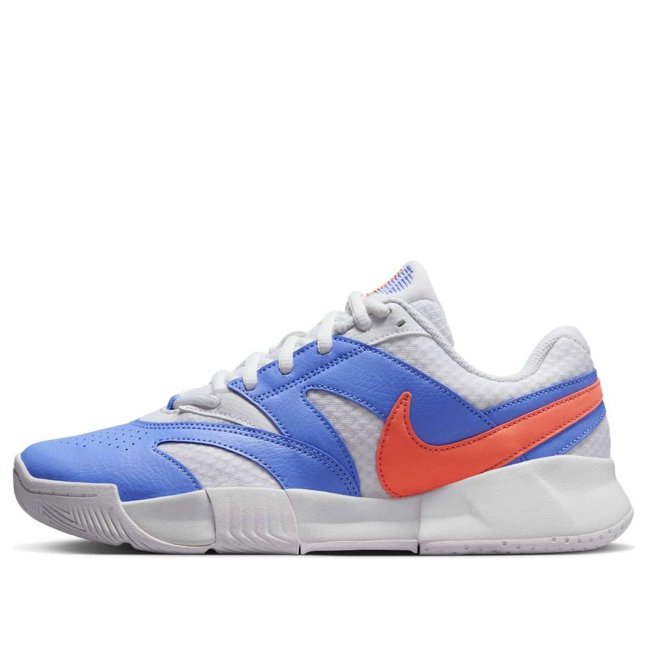 (WMNS) Nike Court Lite 4 'White Royal Pulse Mango' FD6575-110