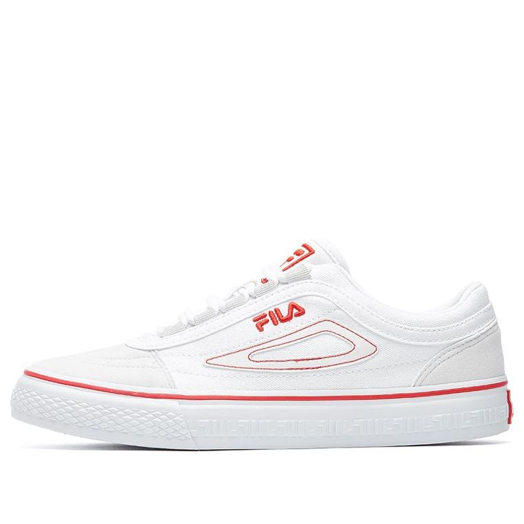 (WMNS) FILA Light Sneakers GS White/Red F12W034423FWT