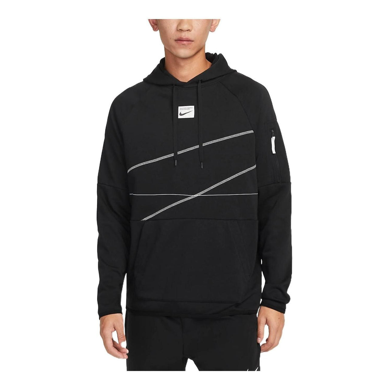 Nike logo hoodie 'Black' DQ6621-010