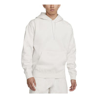 Nike Solid Color Minimalistic Hooded Long Sleeves Hoodie Men's White DA0316-030