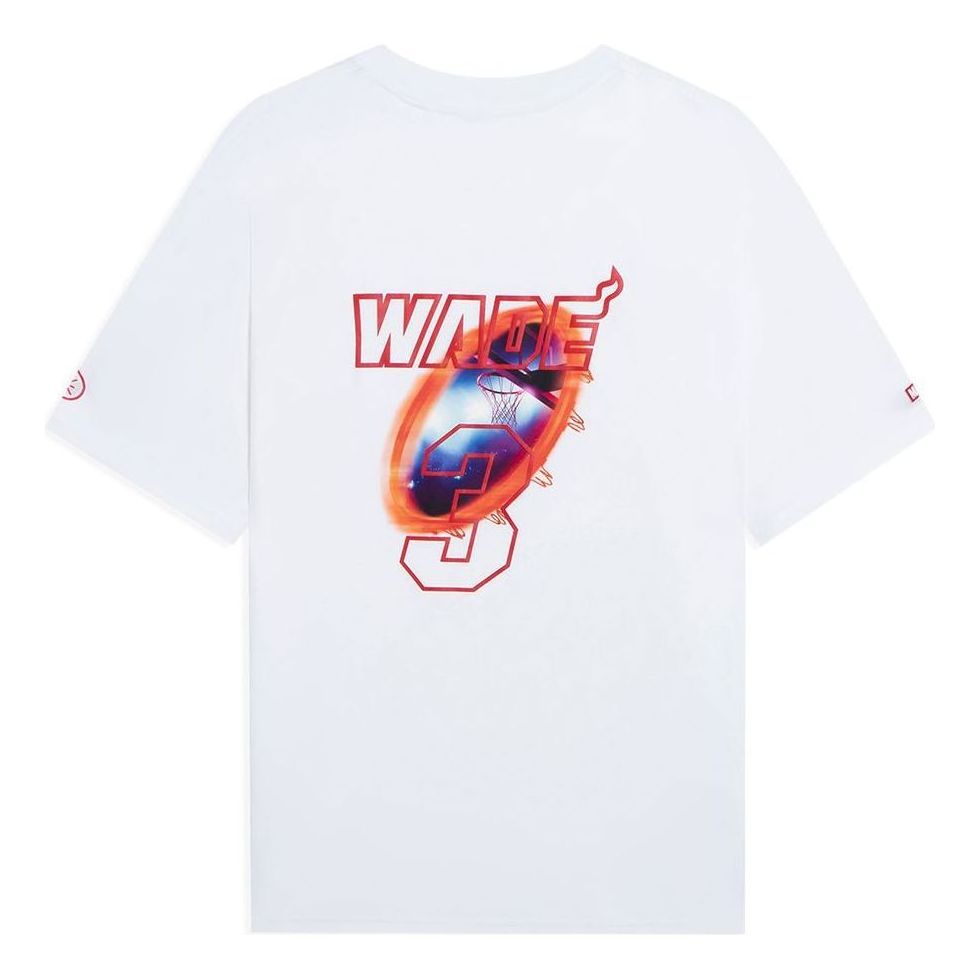 Li-Ning x MARVEL Way Of Wade Graphic T-shirt 'White' AHSS675-2