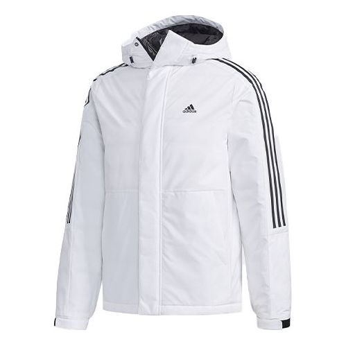 adidas Waterproof Outdoor Sports Woven Warm Down Jacket Men White EH3994
