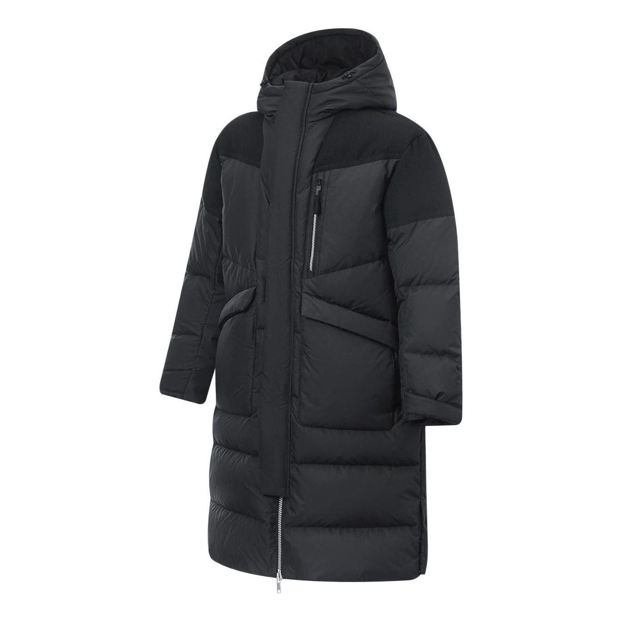Li-Ning Winter Warm Long Down Jacket 'Black' AYMT069-1