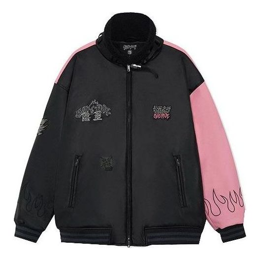 Li-Ning x STA_GROUP BADFIVE Fashion Jacket 'Black Pink' AJDR527-1