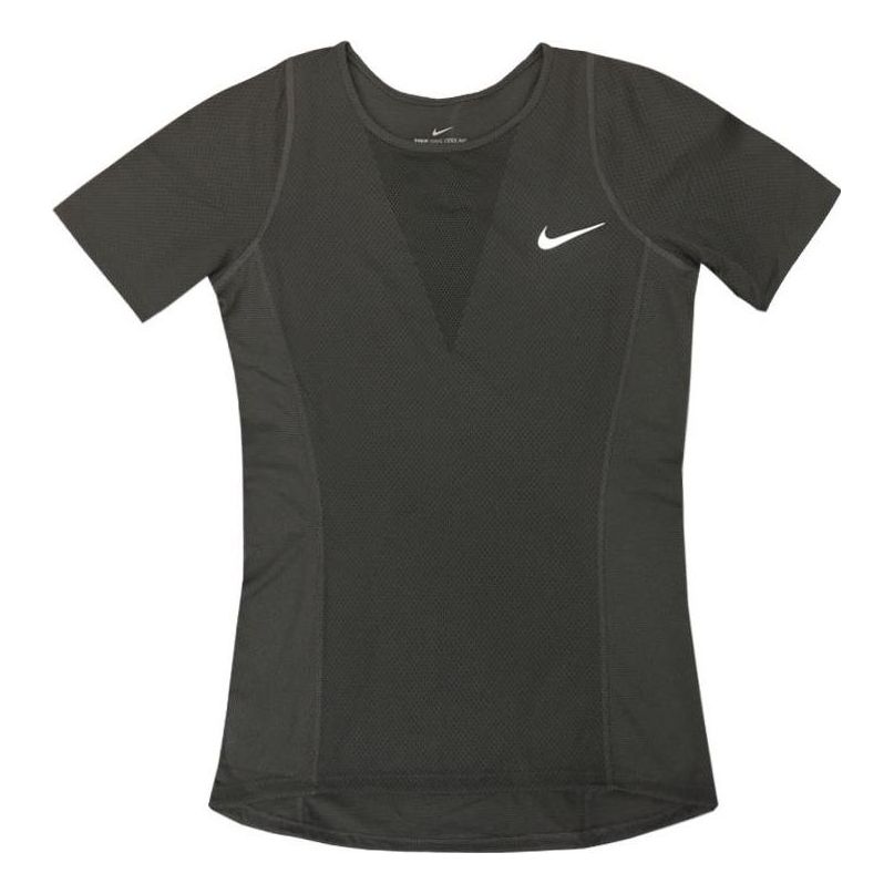 (WMNS) Nike Dri-FIT One Short Sleeve Top 'Grey' 938439-010