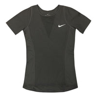 (WMNS) Nike Dri-FIT One Short Sleeve Top 'Grey' 938439-010