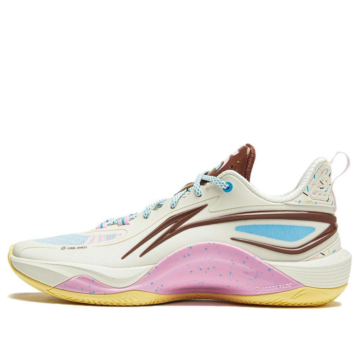 Li-Ning Shining On Court 'Beige Brown Pink' ABPU007-3
