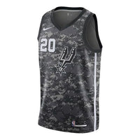 Nike NBA SW 20 San Antonio Spurs Swingman 20 Ginobili Jersey Black AJ4644-010