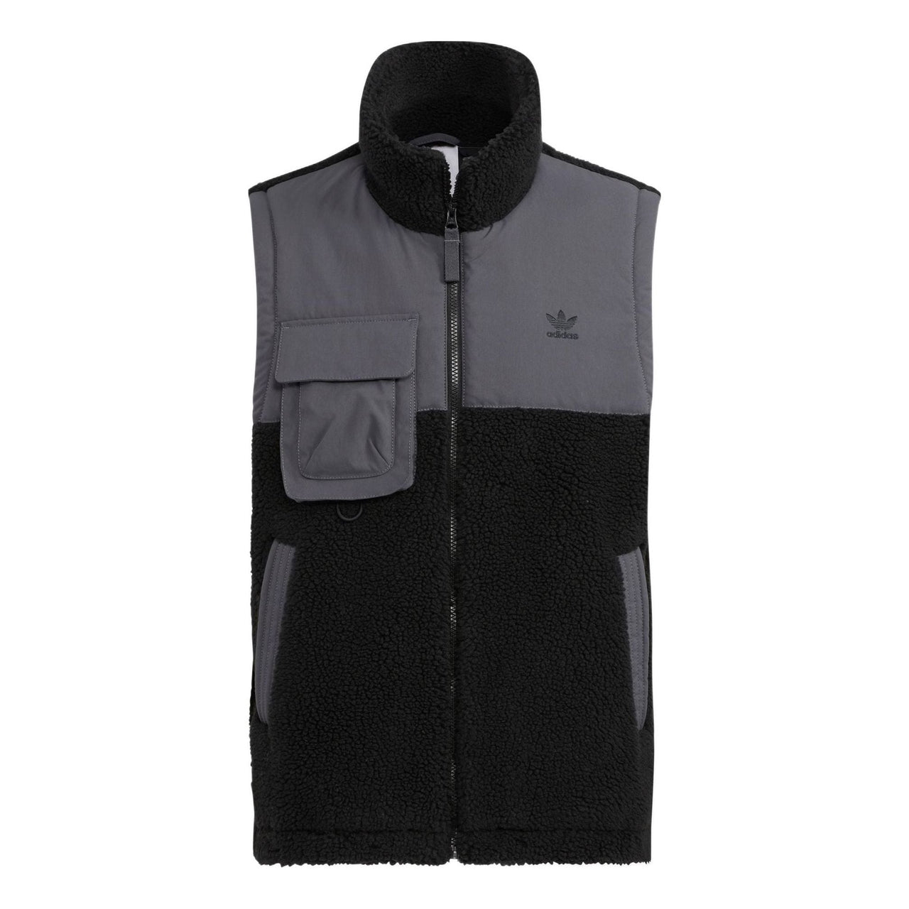 adidas Originals WW Sherpa Vests 'Black Grey' IC8160