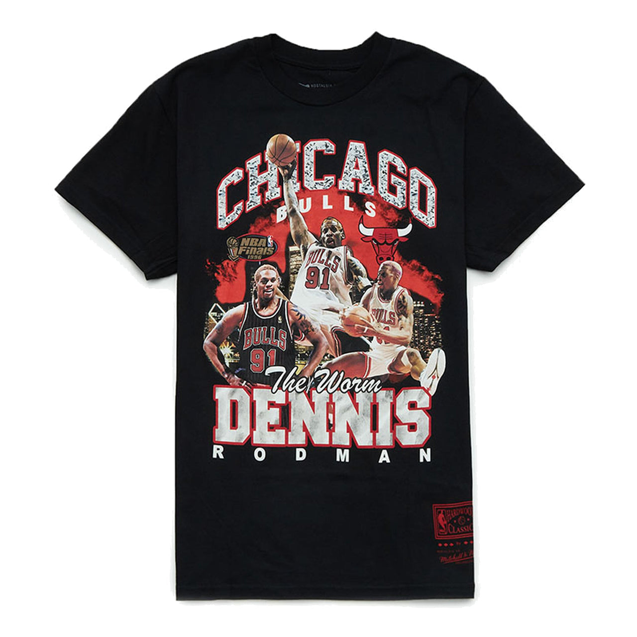 Mitchell & Ness x NBA Chicago Bulls T-Shirt 'Dennis Rodman' SS23JYCHR-02-BLACK