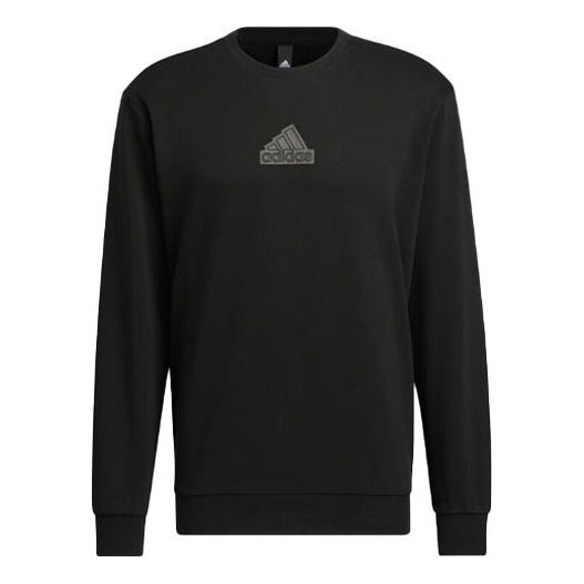 adidas Logo Long Sleeve 'Black' IP4965