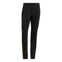 adidas Cny Rose Pant Logo Stripe Basketball Sports Long Pants Black GN5368