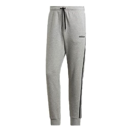 Men's adidas Casual Sports Bundle Feet Breathable Long Pants/Trousers Gray FI0823