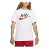 Nike Sportswear T-Shirt 'White Black' DZ3280-100