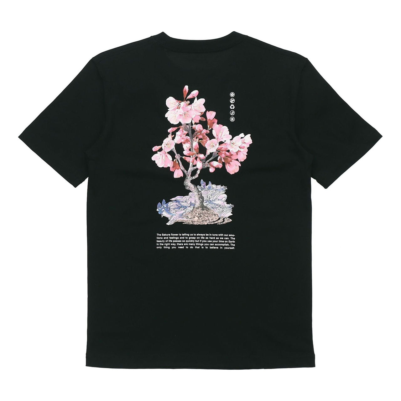 Li-Ning Sakura Graphic T-shirt 'Black' AHSR630-3