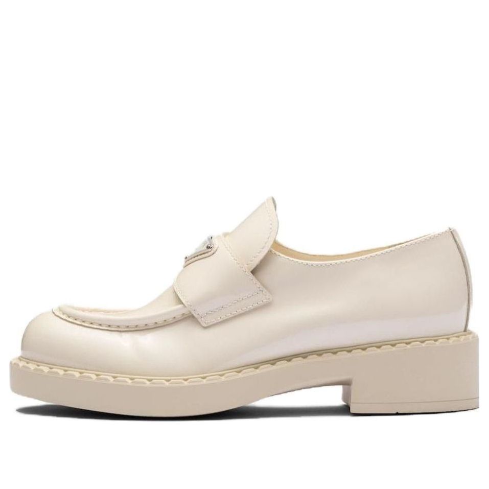 (WMNS) PRADA Chocolate Patent Leather Loafers 'Ivory' 1D246M_JHR_F0304_F_B050