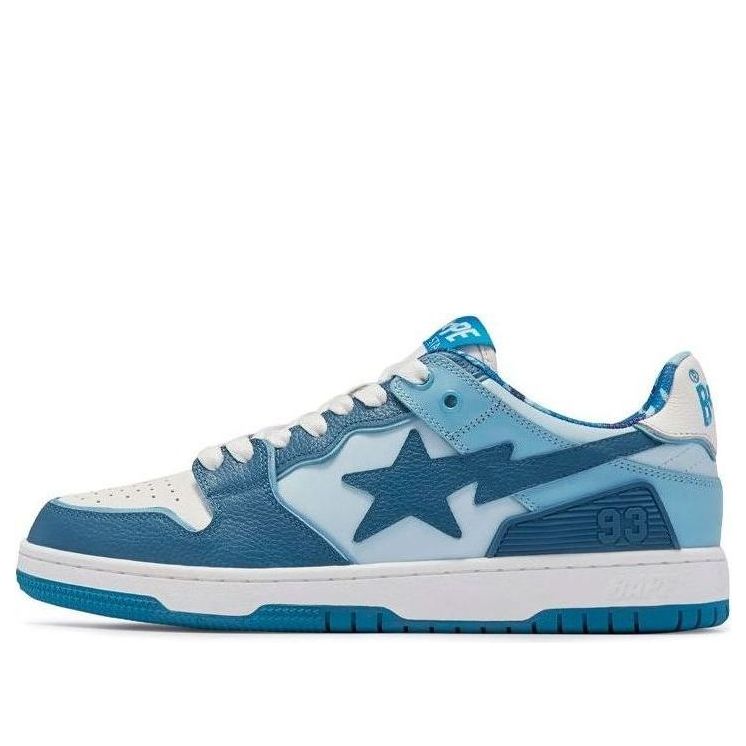 A BATHING APE Sk8 Sta 'Blue White' 1I30-191-006-BLUE