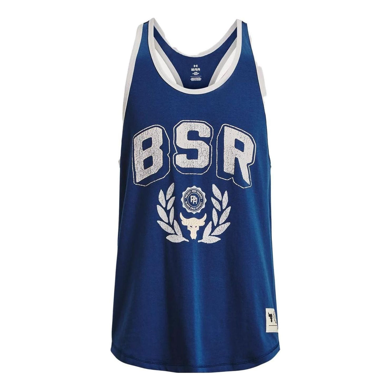 Under Armour Project Rock BSR Tank Top 'Blue White' 1376942-471
