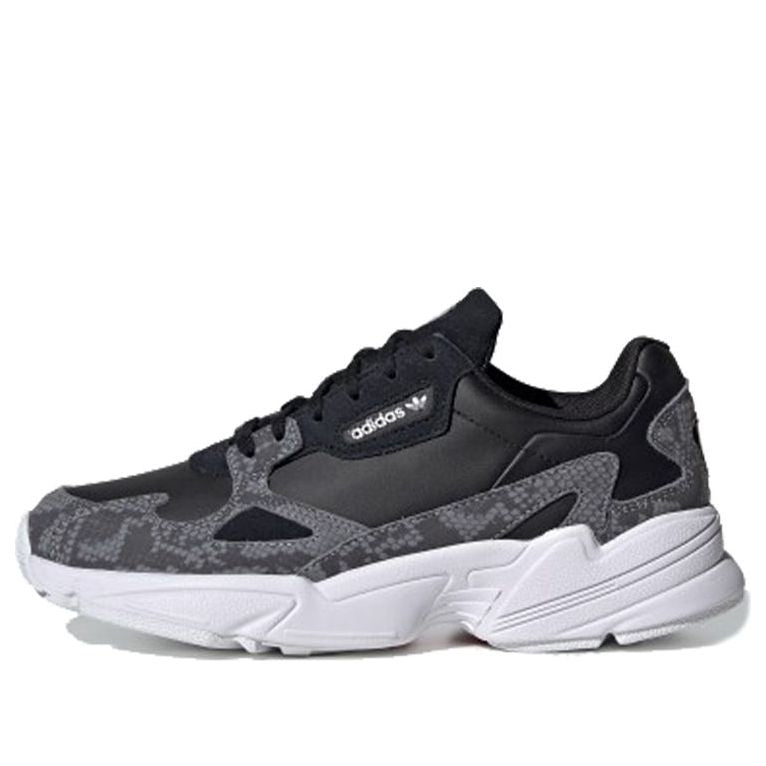 (WMNS) adidas Falcon 'Black Snakeskin' FV4483
