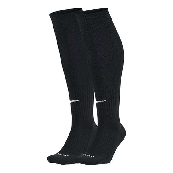 Nike Academy Alphabet Logo Soccer/Football Socks 2 Pairs Black SX4120-001