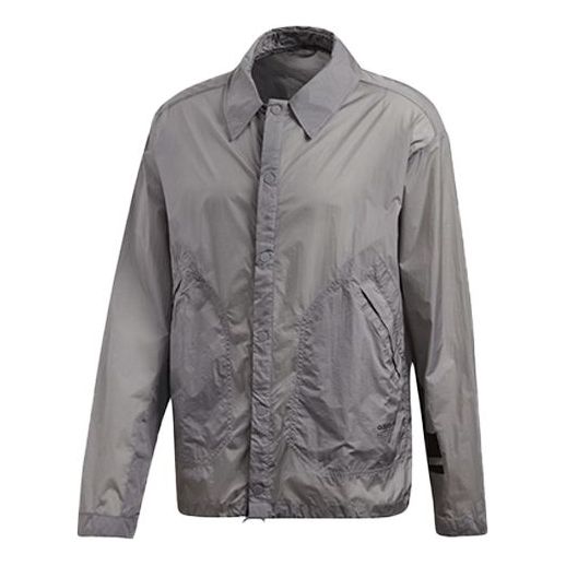 adidas originals Nmd Webbing Logo Coach Jacket Gray CV5820
