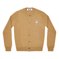 (WMNS) COMME des GARCONS PLAY Cardigan White Emblem 'Camel' AZ-N065-051-2